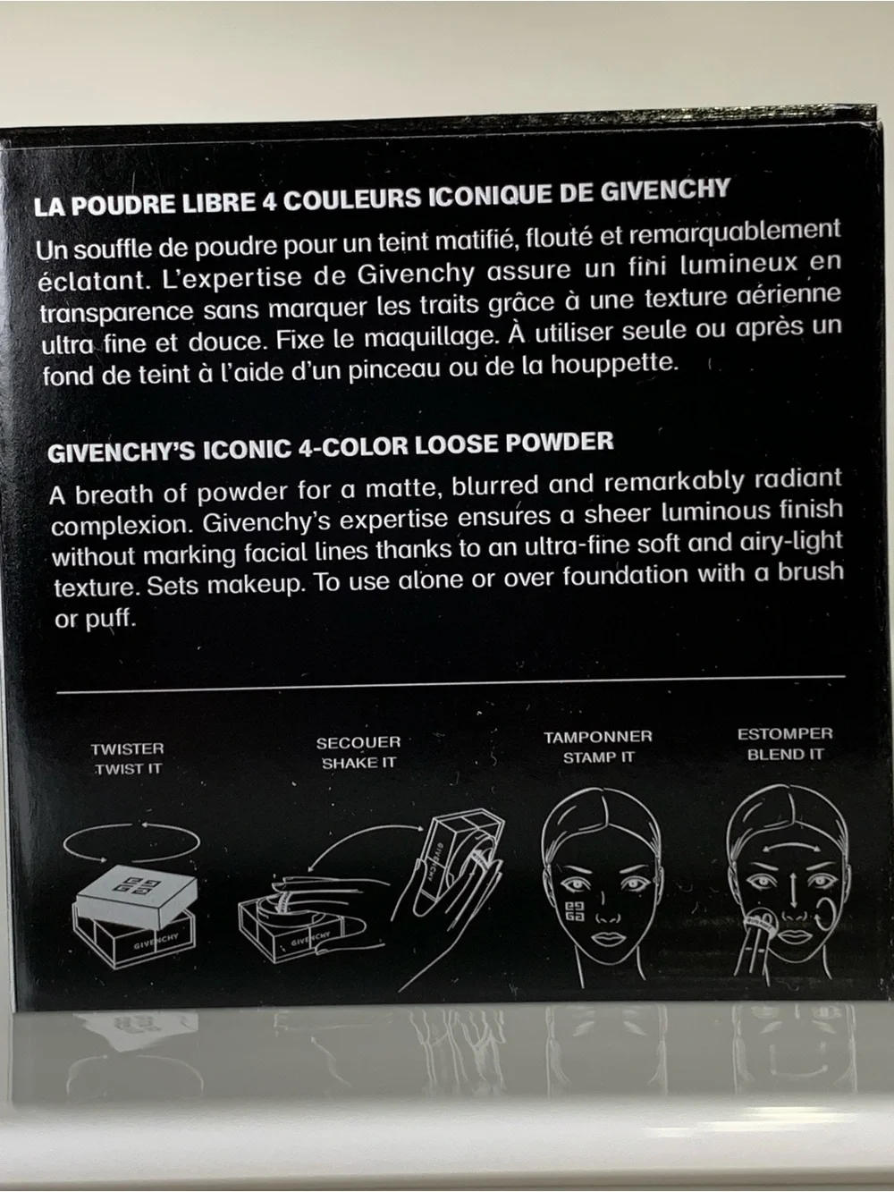 Givenchy Prisme Libre 4 in 1 Loose Powder Talc Formula Full Size New